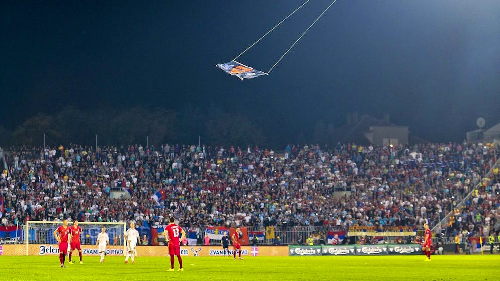 Scenes like 2014, as a drone with albanian flag flew across the stadium, are to be prevented this time.