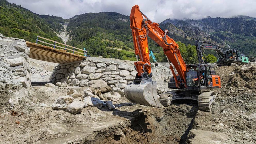 Haut Val de Bagnes. Le pont ne peut toujours pas être remplacé