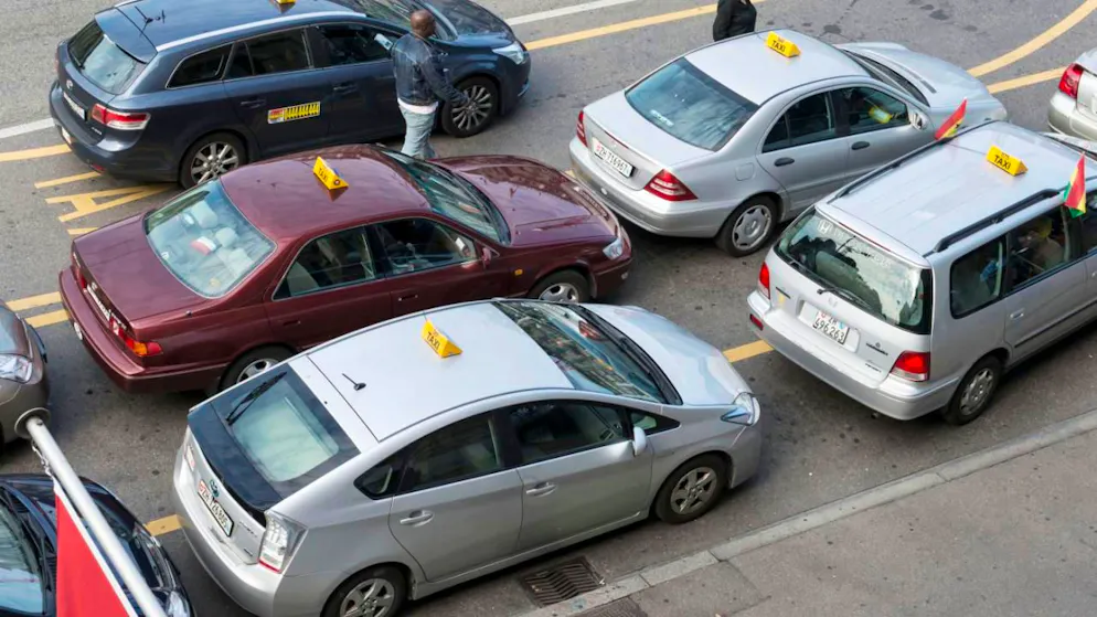 Les chauffeurs de taxi figurent parmi les professions ciblées par le projet de loi sur le statut d'indépendant (archives).