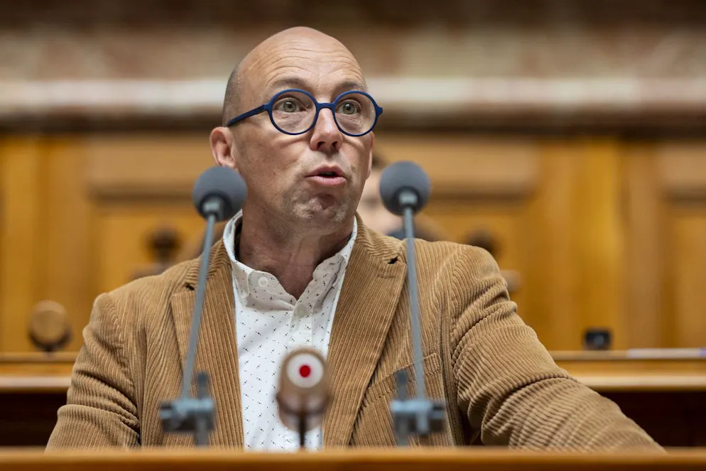 Stefan Mueller-Altermatt, centre-SO, s'exprime lors de la session d'été des Chambres fédérales, le mardi 3 juin 2025 au Conseil national à Berne. 