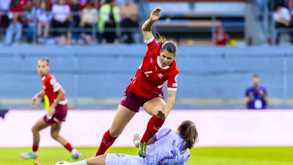 Noemi Ivelj played the ball out before conceding a goal