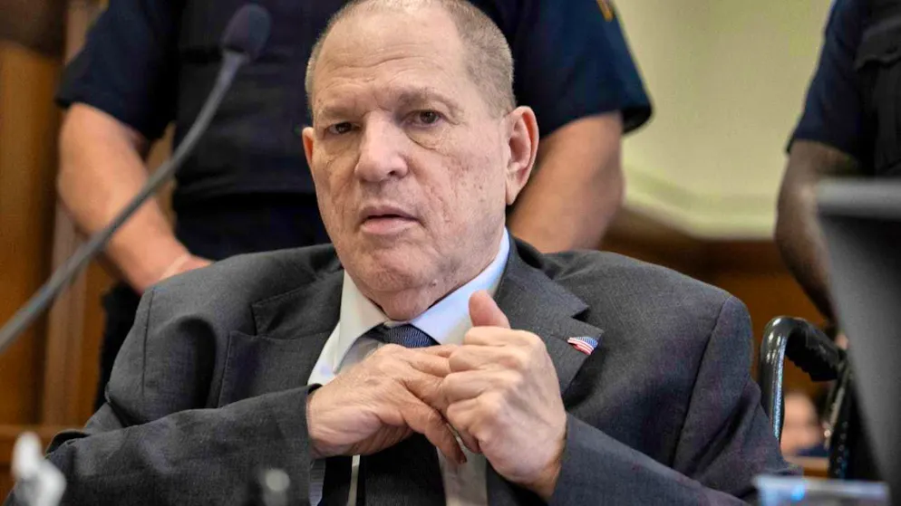Harvey Weinstein, former film producer from the US, attends his retrial at Manhattan Criminal Court in New York. Photo: David 'Dee' Delgado/POOL UPI/AP/dpa