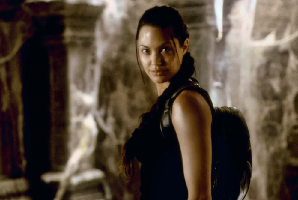 Angelina Jolie. Angelina Jolie as Lara Croft in 2001, the movie that made her a superstar.