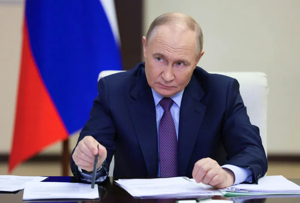 Il presidente russo Vladimir Putin 