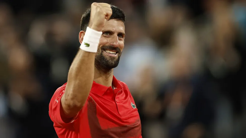 Dans le 4e set, Djokovic a remporté un sublime point à l’issue d’un échange de 41 coups.