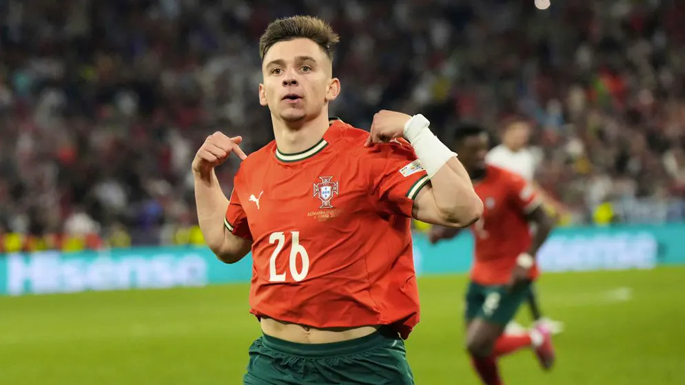 Matchwinner for Portugal. 25 years after the Papa: Conceição scores again