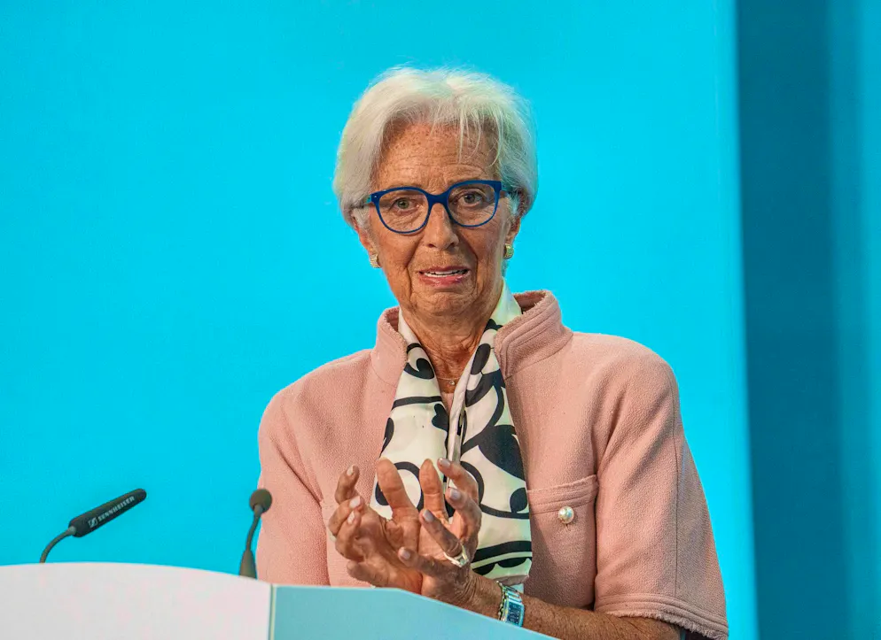 ECB President Christine Lagarde.