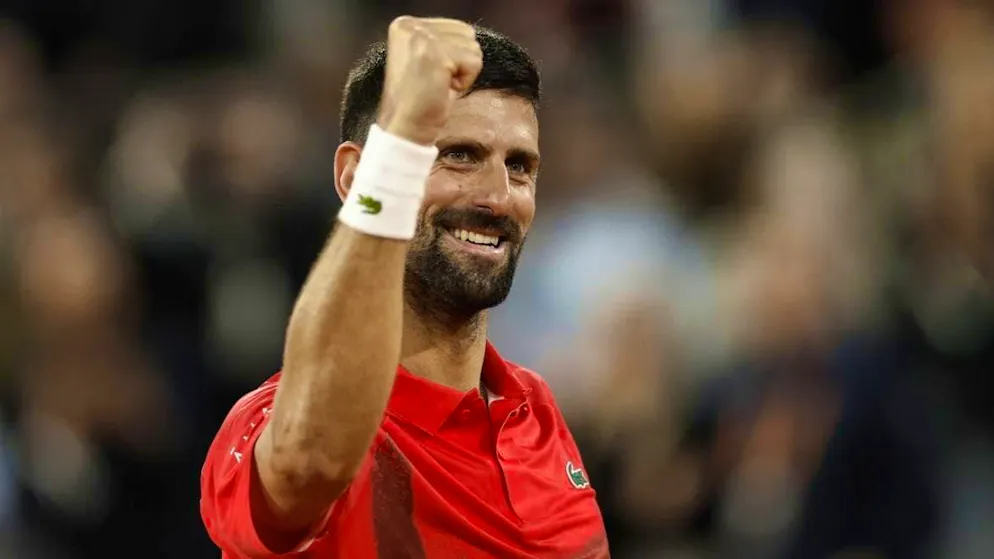Novak Djokovic once again plays at the highest level at a Grand Slam tournament