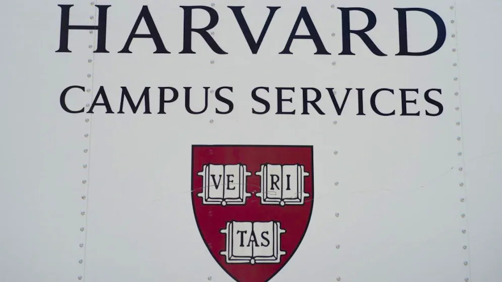 L'emblême de l'Université de Harvard. (Archive).