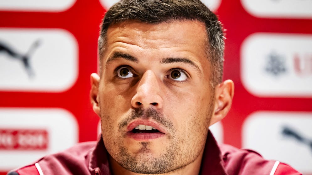 Granit Xhaka. «C'est sans aucun doute le plus grand défi que j'ai eu à relever»