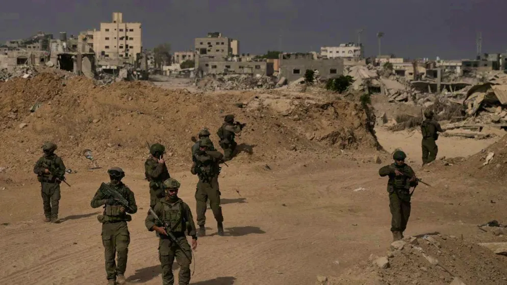 ARCHIVE - Israeli soldiers in the Gaza Strip. Photo: Leo Correa/AP/dpa/Archive