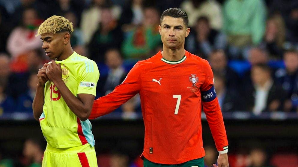 The generational duel goes to the 40-year-old Ronaldo.