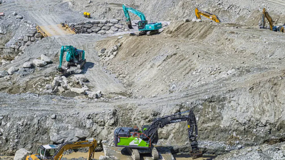 La zone autour du torrent de Fregnoley touchée par de nouvelles coulées de lave torrentielle (archives).