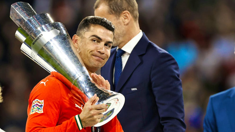 Cristiano Ronaldo wins the Nations League with Portugal for the second time.