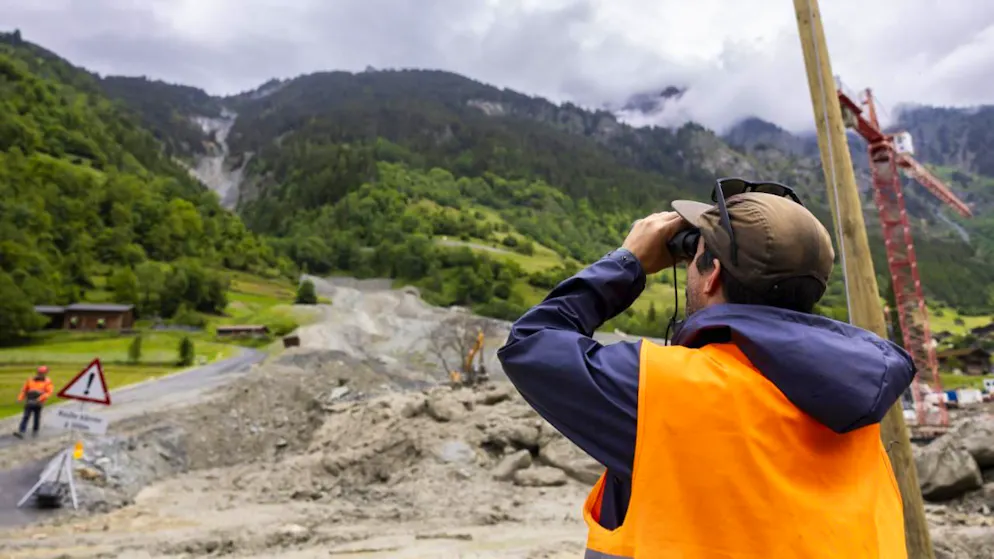 Une trentaine d'habitants ont dû être évacués dimanche à côté de Lourtier (VS).