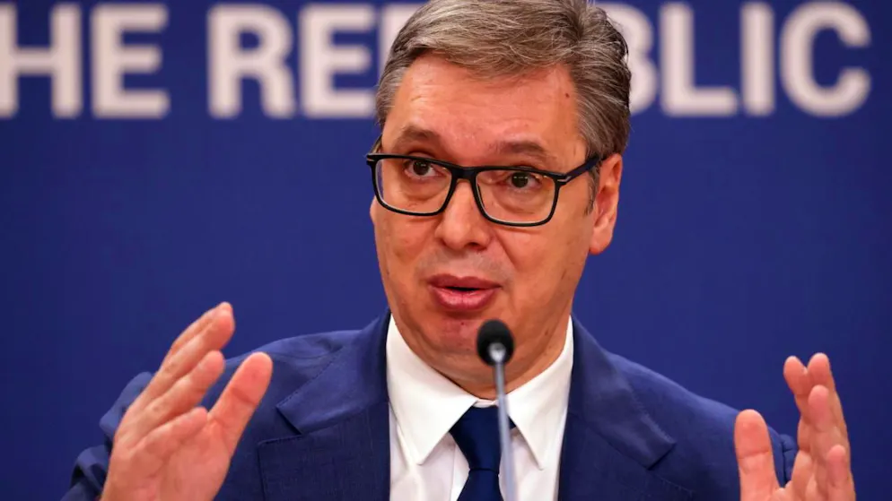 Il presidente serbo Aleksandar Vucic