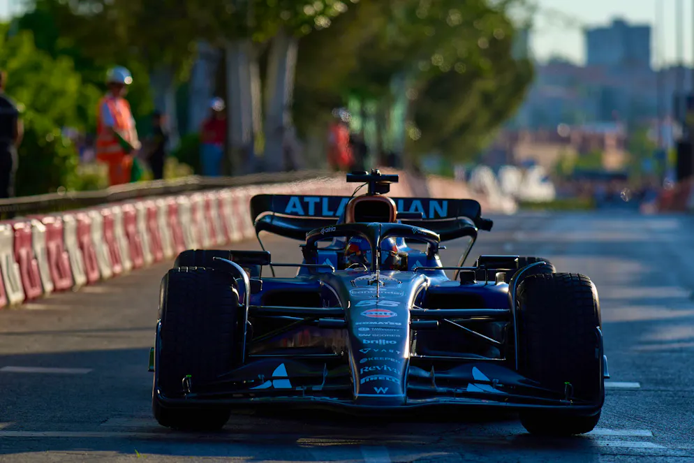 Carlos Sainz en démonstration sur le futur circuit urbain de Madrid.
