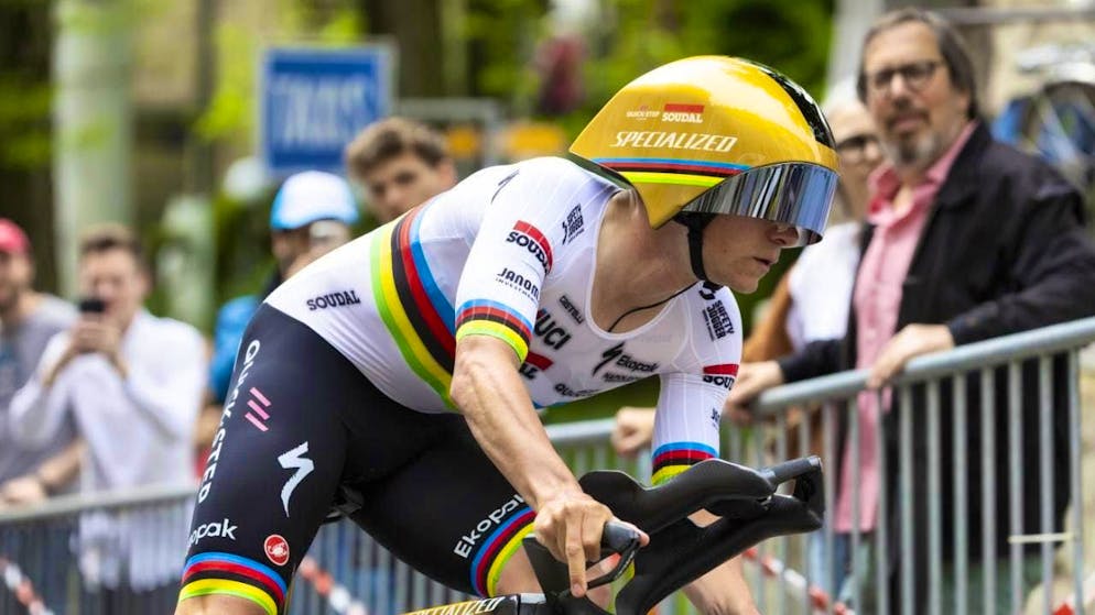 Olympic and world champion Remco Evenepoel puts his stamp on the time trial at the Tour of the Dauphiné