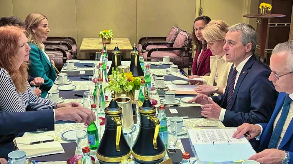 Federal Councillor Ignazio Cassis met with several humanitarian aid officials in Jerusalem on Tuesday before meeting with the Israeli authorities on Wednesday.