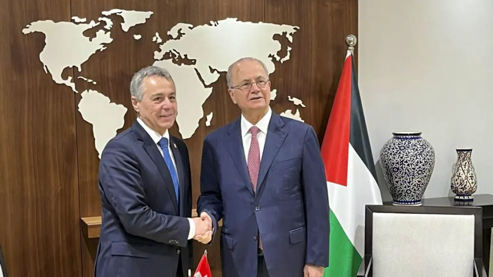 Ignazio Cassis a été reçu par le premier ministre palestinien Mohammad Mustafa à Ramallah.