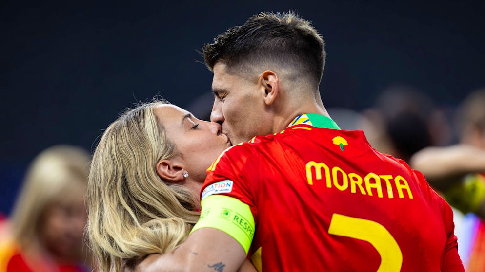 Dopo la finale di Nations League. Minacce di morte ad Alvaro Morata, Alice Campello: «Basta essere così cattivi»
