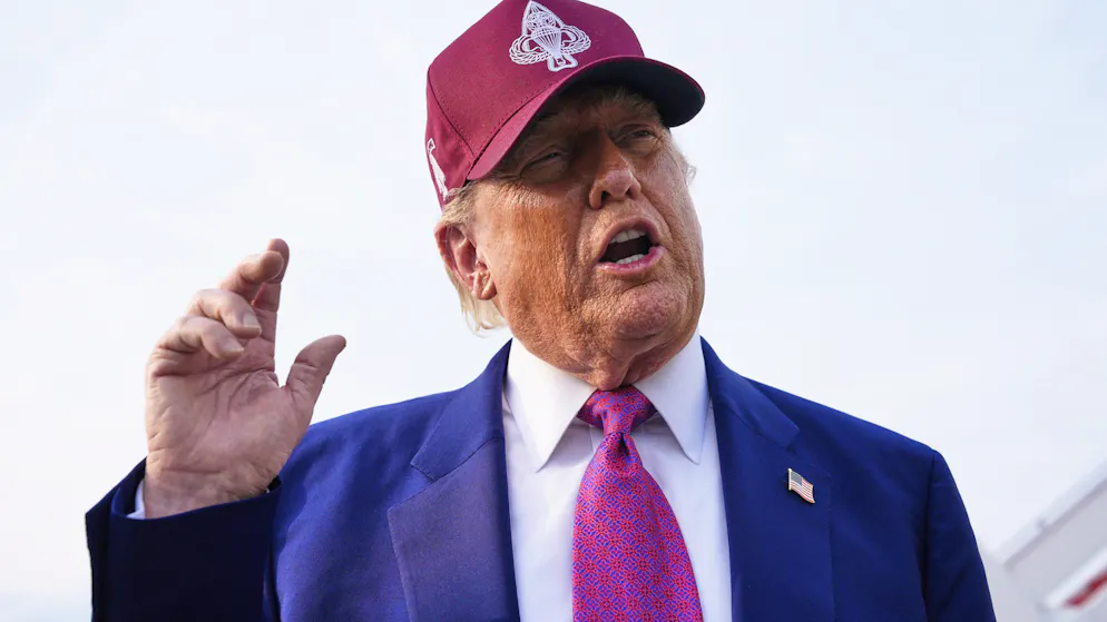 Donald Trump a affirmé mardi que l'Europe devait agir contre «l'immigration hors de contrôle».