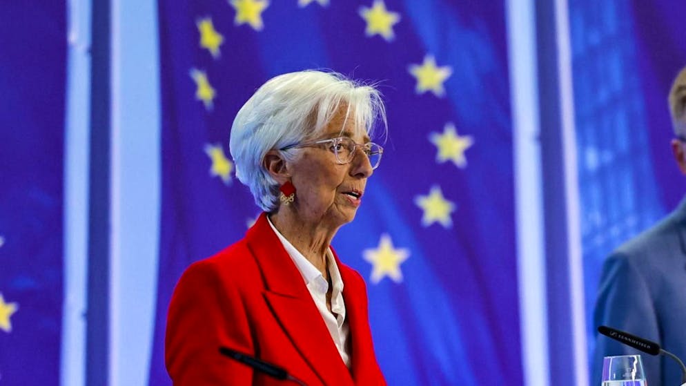 Christine Lagarde a exhorté mercredi toutes les parties à trouver des solutions "malgré les différends géopolitiques" et appelé les pays à préserver le "cadre multilatéral" du commerce international (archives).