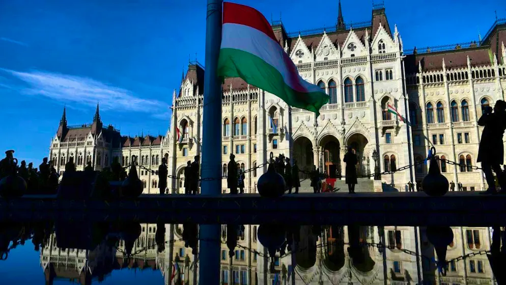 ARCHIVE - The parliament building in Budapest. Photo: Anna Szilagyi/AP/dpa