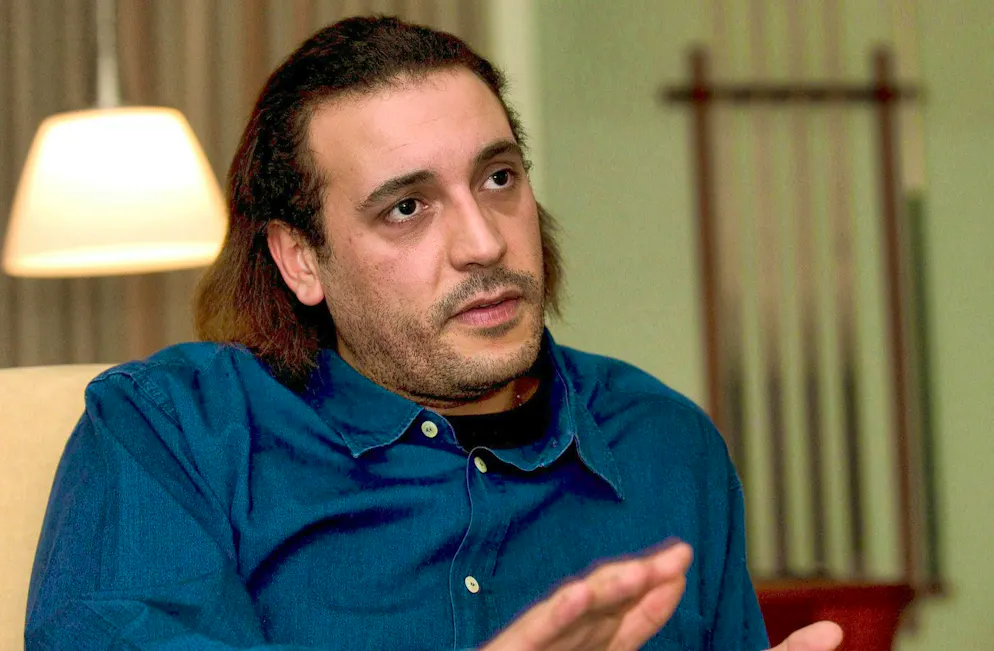 È detenuto in Libano dal 2015: Hannibal Gheddafi (foto d'archivio).