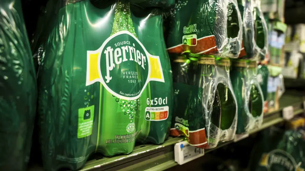 Perrier fait partie des marques d'eaux minérales de Nestlé Waters qui ont été traitées de manière illégale (archives).