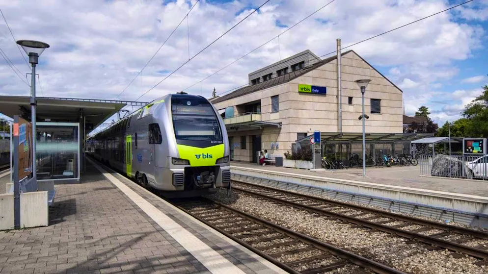Swiss regional trains ran on time almost 95 percent of the time in 2024. (archive image)