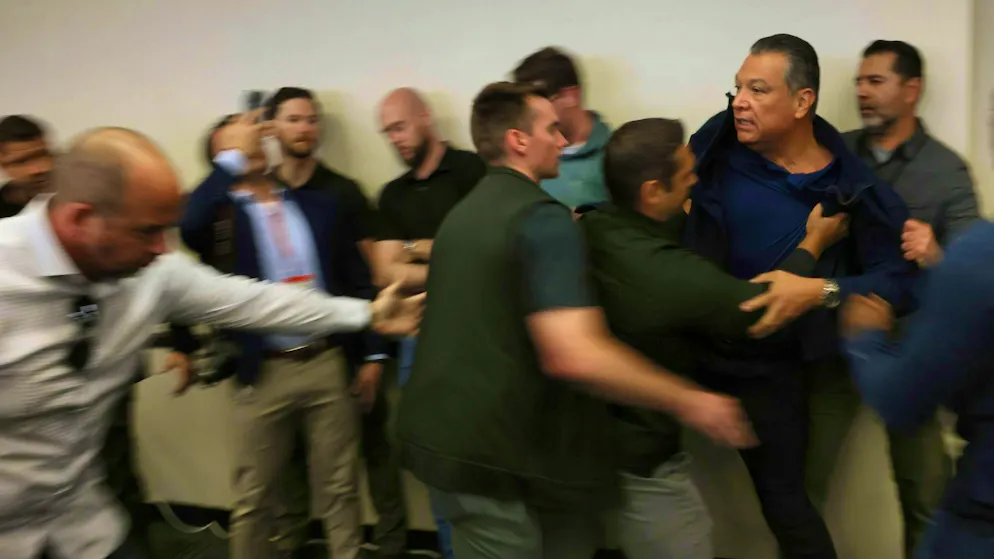 On video recordings, Padilla can be heard shouting "hands off".
