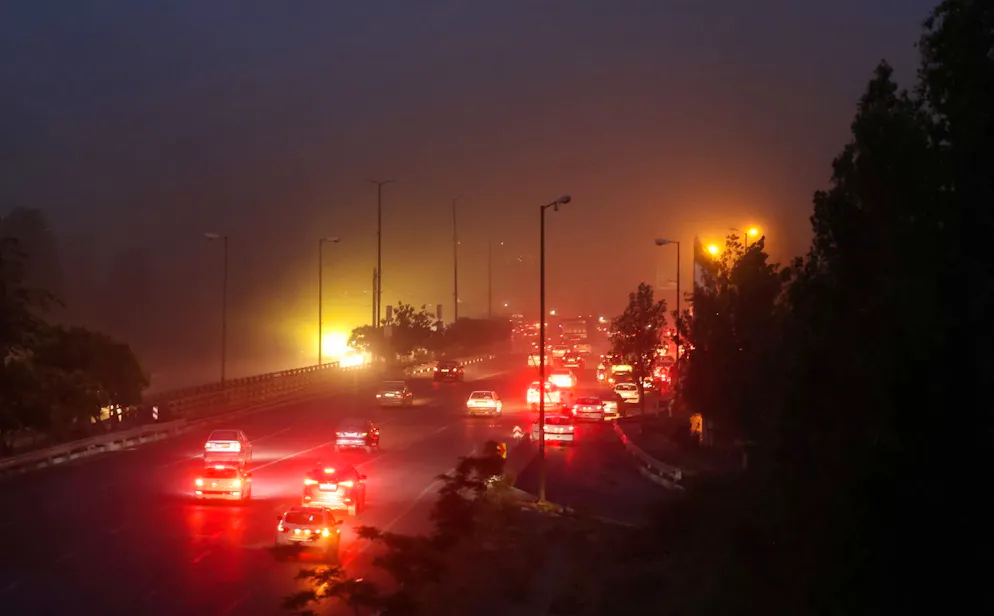 Frappes en Iran. De la fumée s'élève d'un incendie après une attaque israélienne à Téhéran, en Iran, le 13 juin 2025.