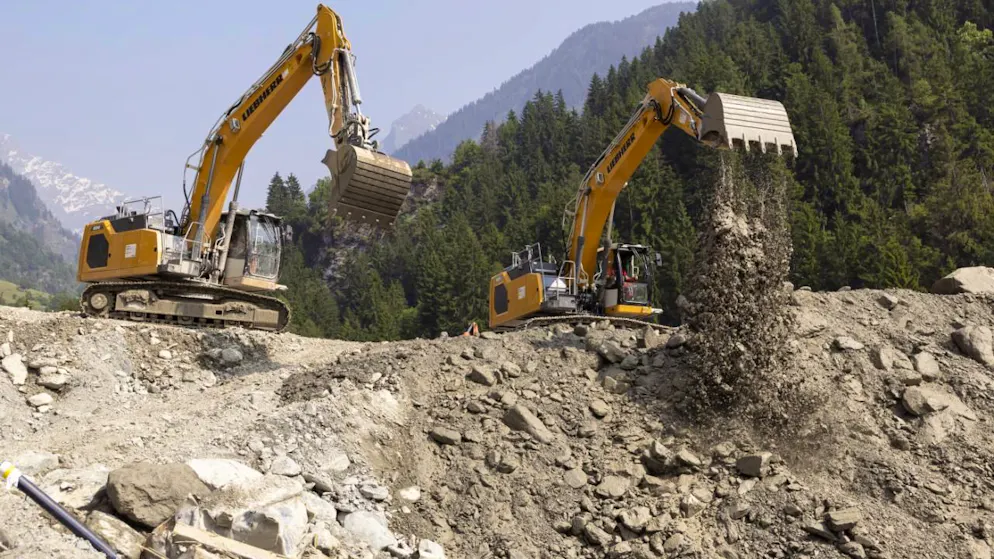 Les éboulements se succèdent en Valais, notamment dans le Val de Bagnes (cliché) où des laves torrentielles ont emporté un pont-fusible (archives).