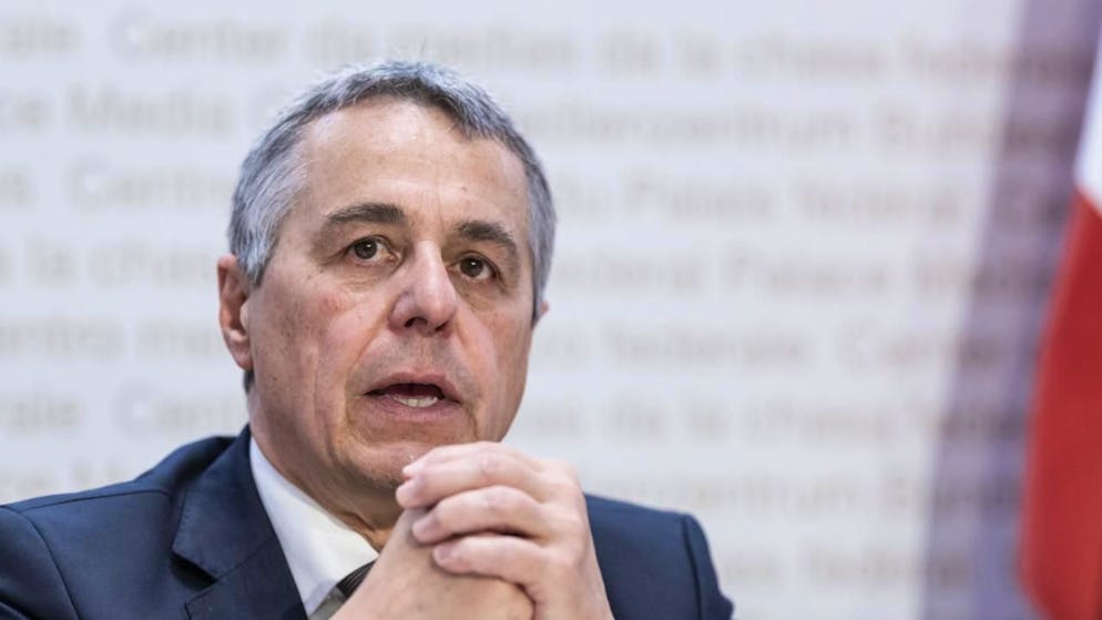 En marge de la séance du Conseil fédéral, Ignazio Cassis s'est exprimé sur la situation à Gaza et le conflit entre Israël et le Hamas.