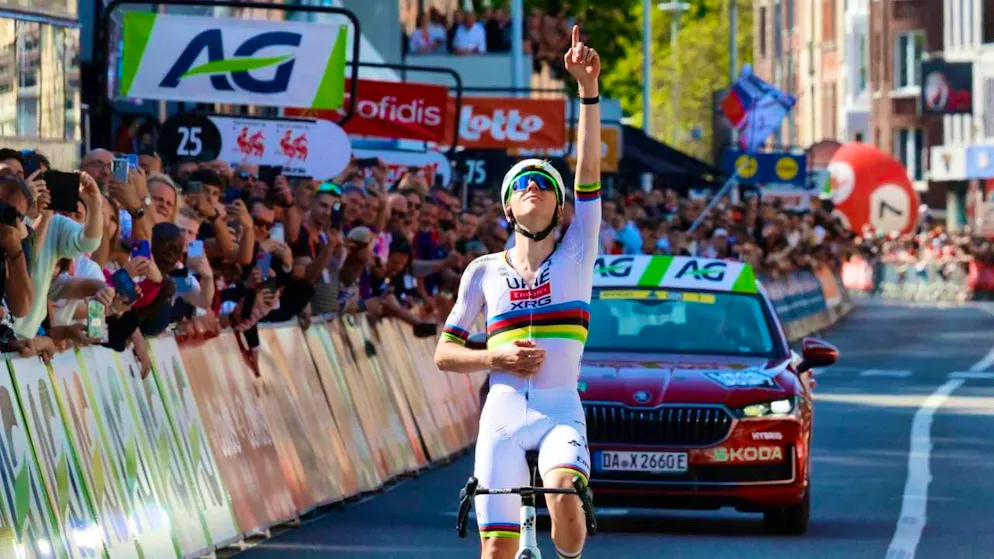 Tadej Pogacar was once again in a class of his own.