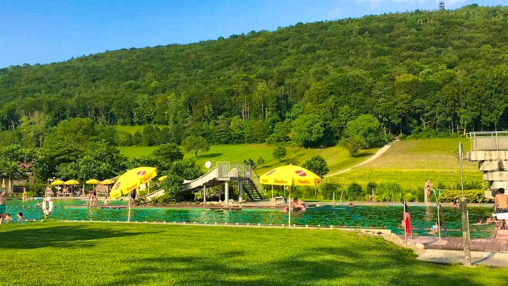 The natural pool in Beringen SH: the water here contains no chemicals.