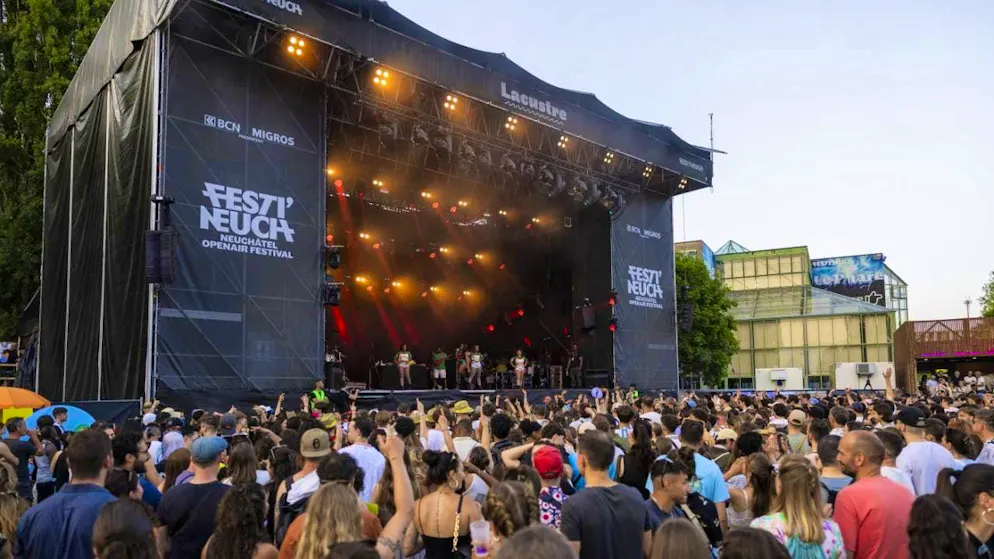 On Saturday, the audience in Neuchâtel was able to enjoy the music at the festival in sunny weather. (archive picture)