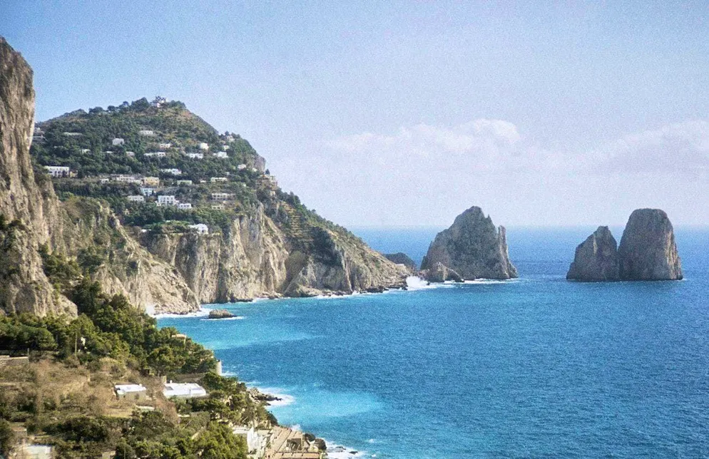 The Italian island of Capri is a popular tourist destination.