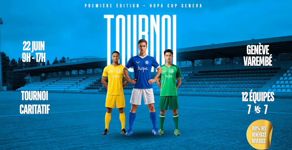 Hope a le plaisir d’annoncer la première édition de la Hopa Cup,un tournoi de football caritatif qui célèbre lesvaleurs du sport et de l’entraide.