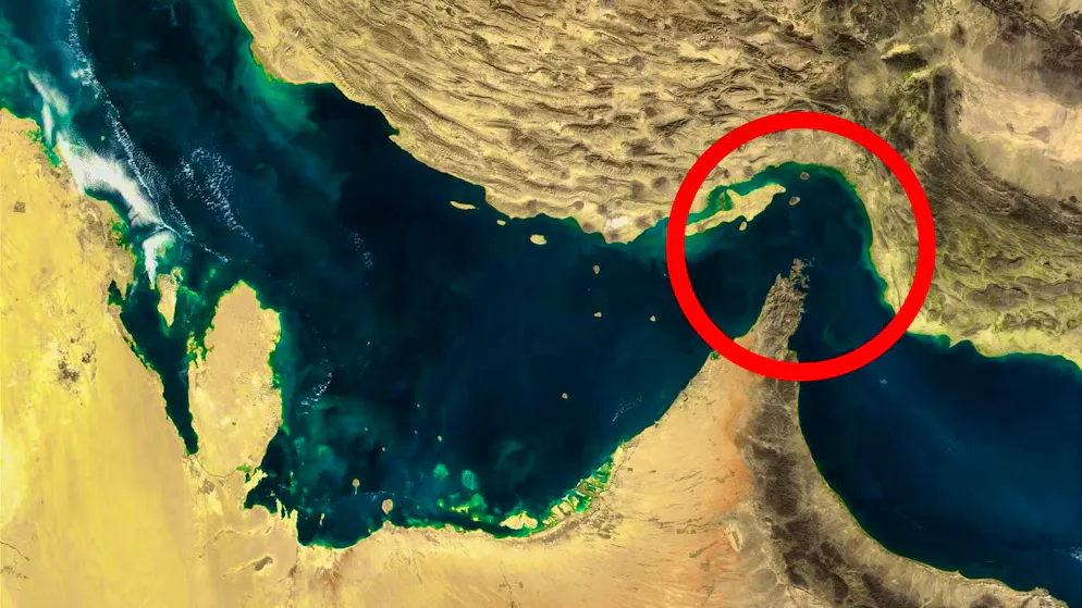 The Strait of Hormuz is the bottleneck at the entrance and exit of the Persian Gulf. (archive picture)