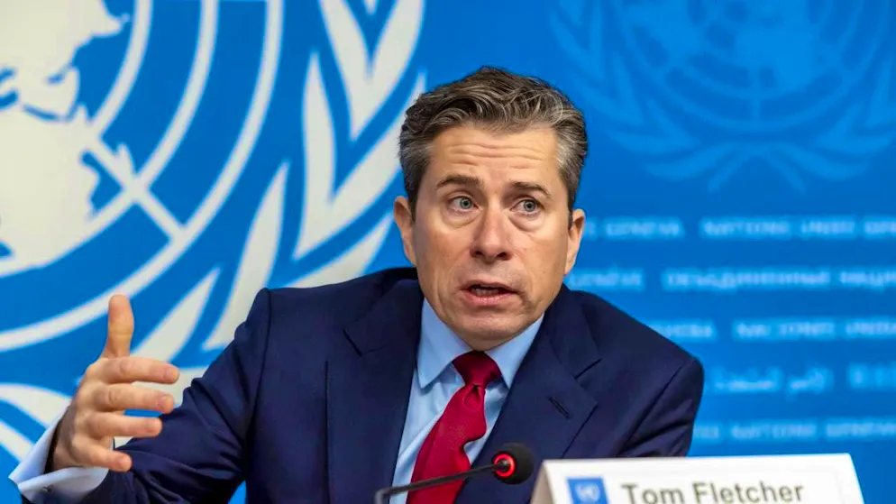 The UN Chief of Humanitarian Affairs, Tom Fletcher, laments the consequences of the cuts. (archive picture)