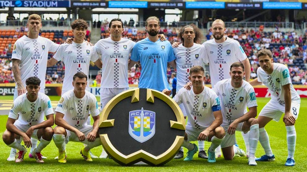 Auckland City before the 10-0 defeat against Bayern Munich.