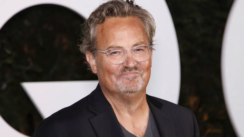 Matthew Perry lors de l'une de ses dernières apparitions en public en novembre 2022.