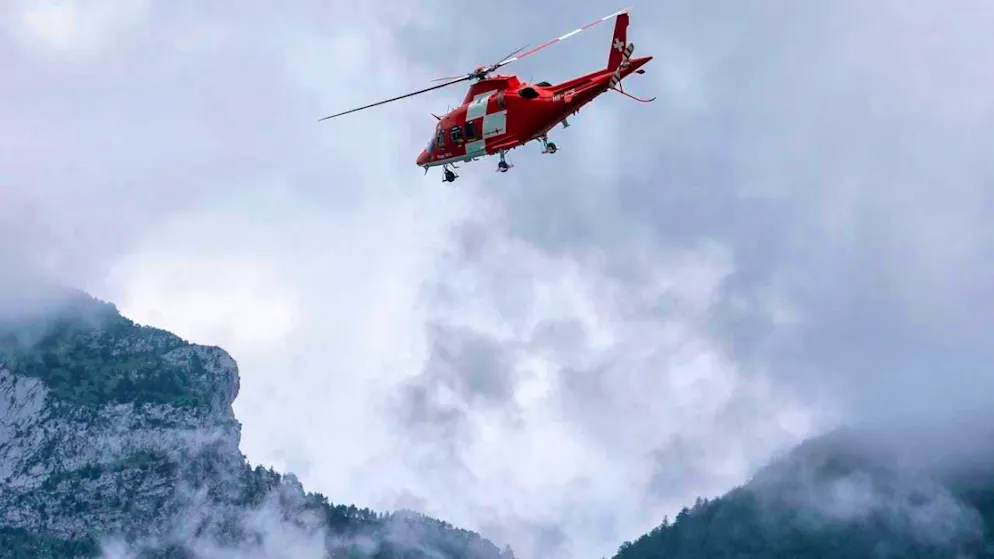 Rega was also deployed following the accident in Kriens LU.
