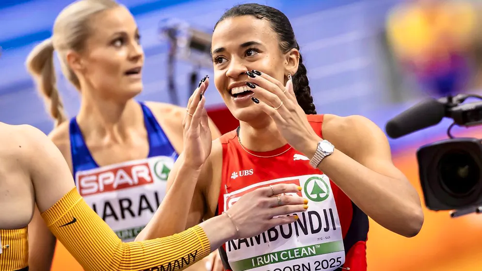 En Finlande, Ditaji Kambundji a amélioré de cinq centièmes sa meilleure performance de la saison (archive).