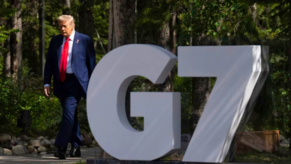 G7. Trump: «Non sono partito per trattare un cessate il fuoco tra Israele e Iran»