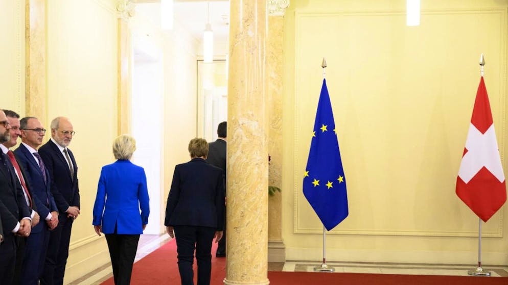 Les traités européens sont dans le viseur de la majorité bourgeoise au Grand Conseil argovien (image symbolique).