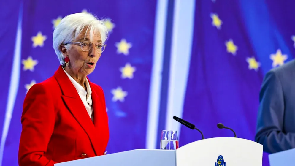 Christine Lagarde vede un futuro roseo per l'euro.