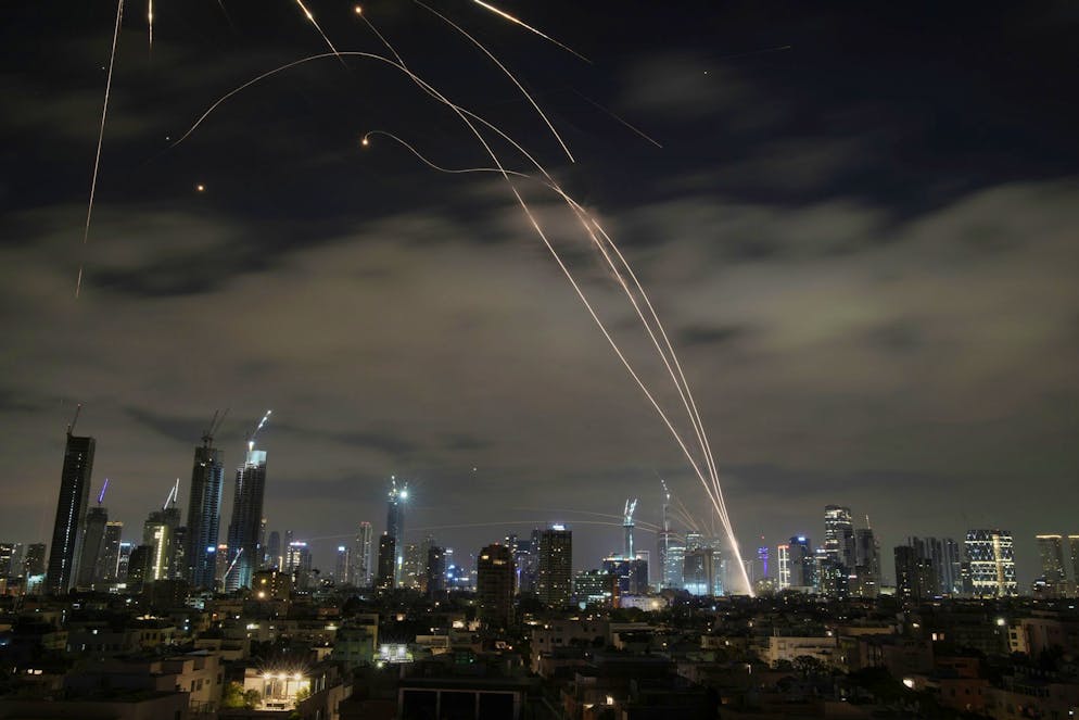 Der Iran feuerte nach israelischen Berichten zuletzt nur noch einzelne Raketen auf Israel.  